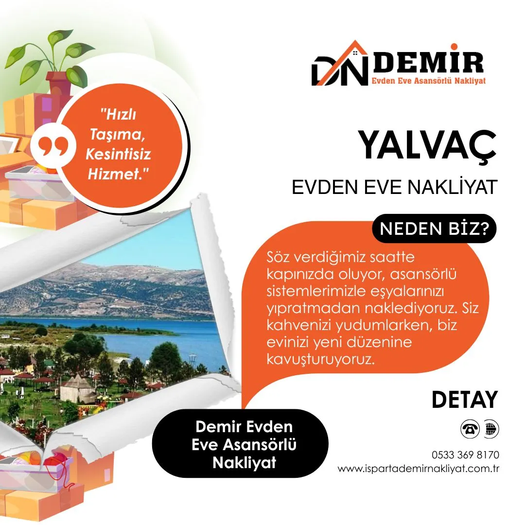 Yalvaç Evden Eve Nakliyat